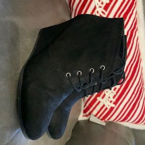 Black ankle boots